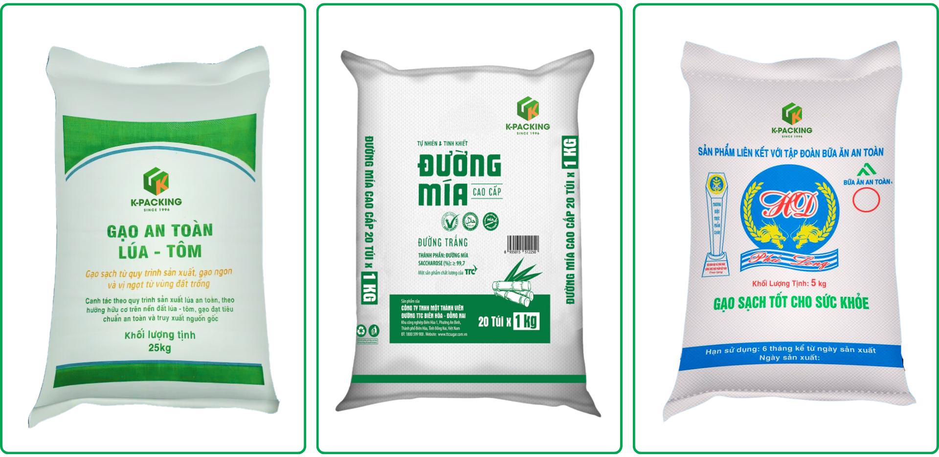 PP Woven Bags for Rice and Sugar – High-Quality Packaging from Vietnam