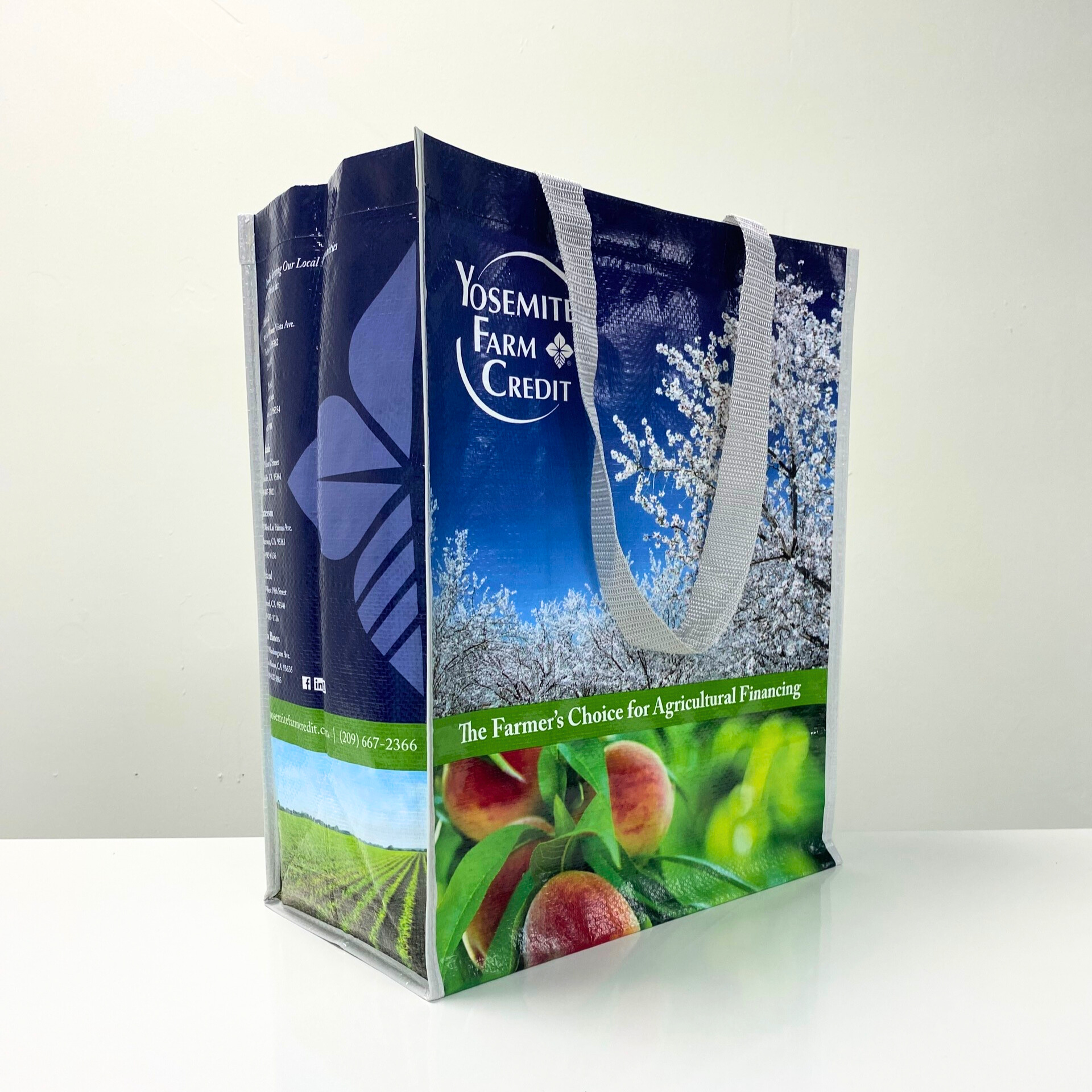 PP Woven reuseable shopping bag with farm style design - K011