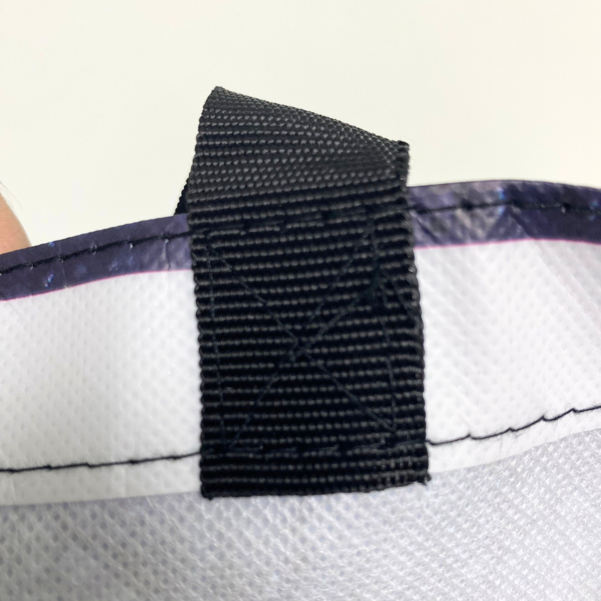 RPET reusable shopping bag grey color with custom print – K009