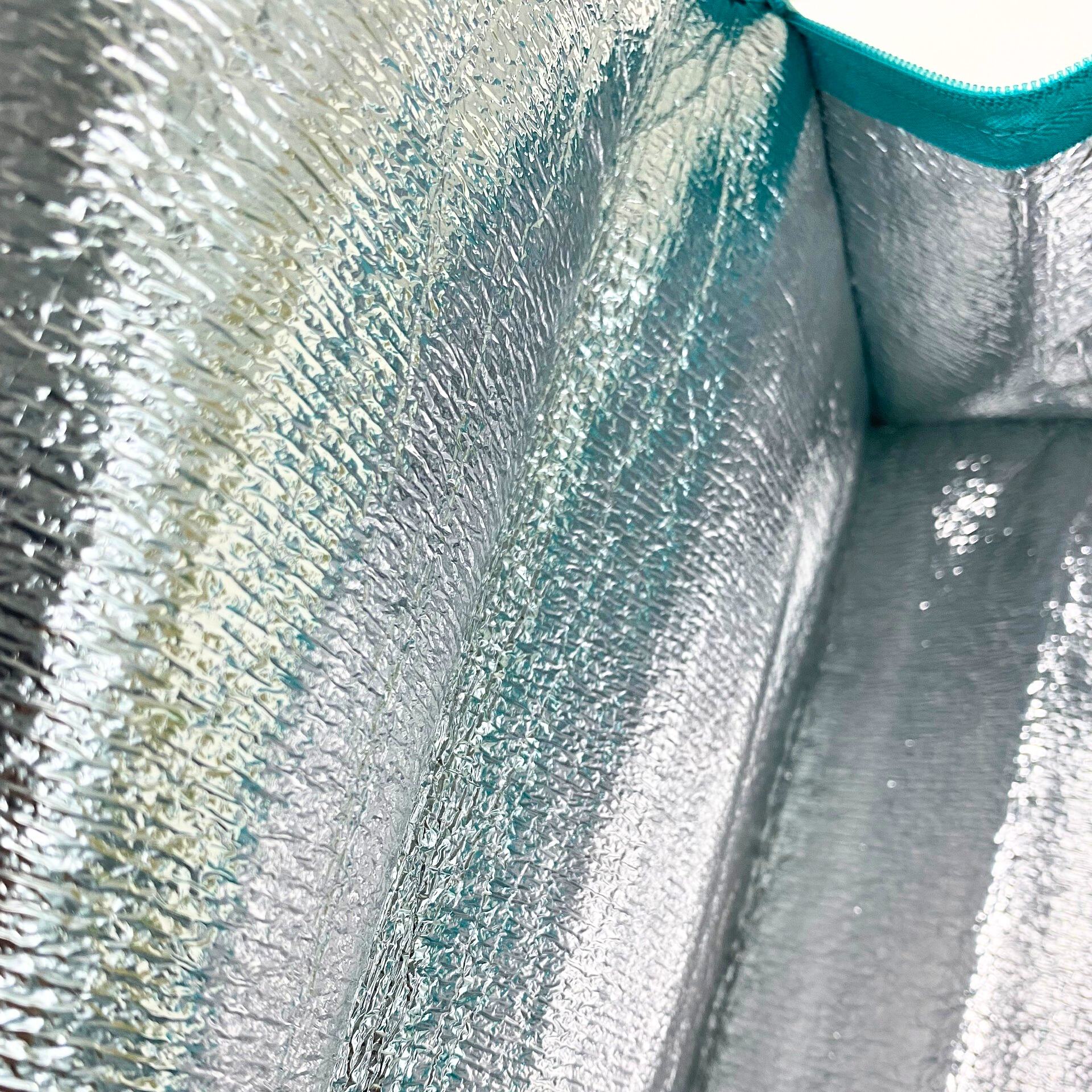 Reusable Green Cooler Bag,Small Size, Rectangular Shape with Zipper – K018