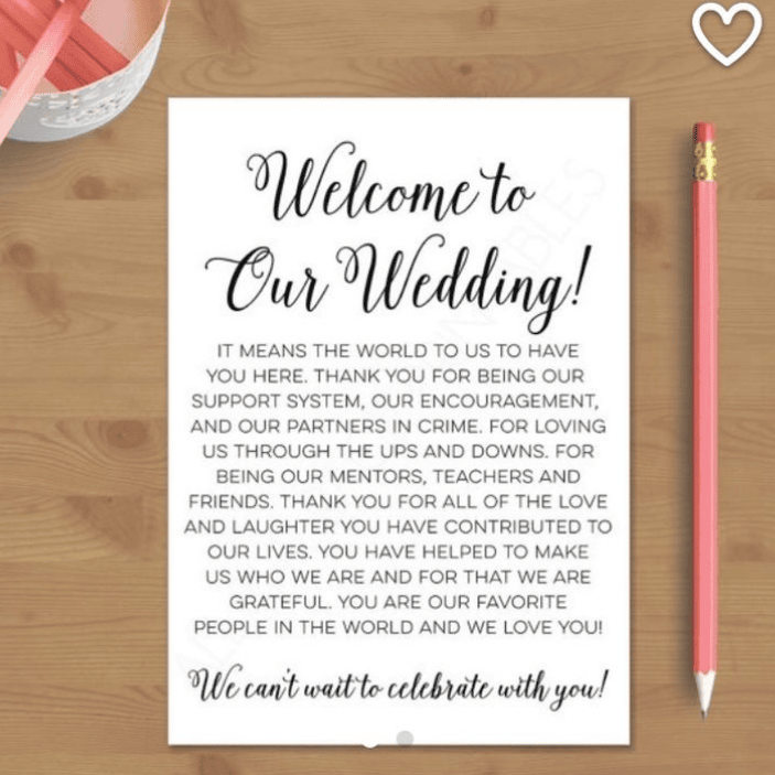 What to put in wedding welcome gift bags?