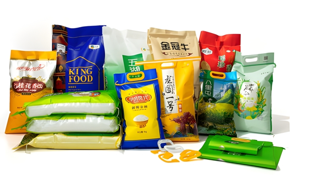 plastic bag packaging for food