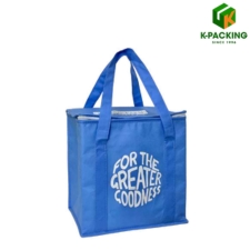 PP WOVEN COOLER BAG WITH ZIPPER