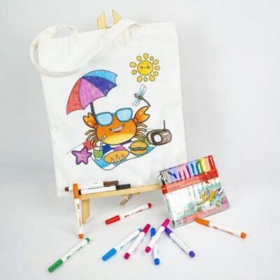 How to paint on canvas tote bags